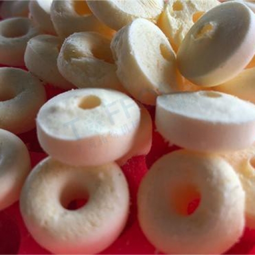 酸奶塊凍干:食品凍干機(jī)應(yīng)用酸奶塊凍干案例